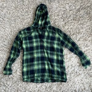 Eddie Bauer Hooded Flannel - EUC - Women’s Medium